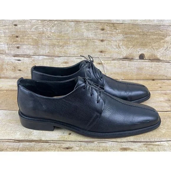 Cole Haan Beckett Oxford II Black  Leather Shoes Mens Size 8D - Picture 3 of 10